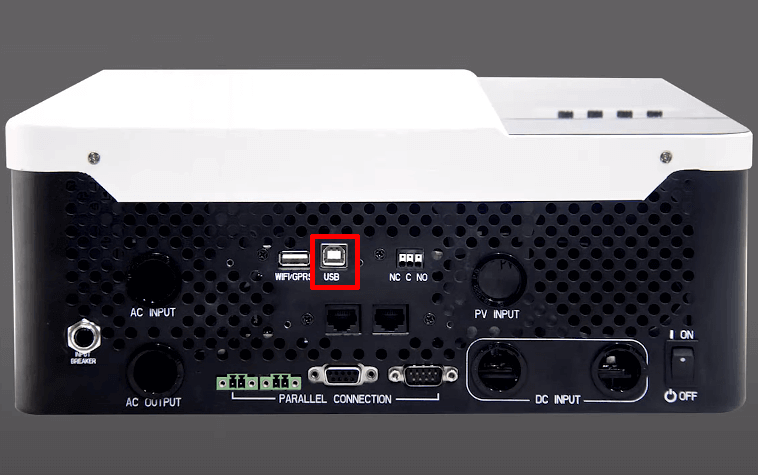 Growatt SPH USB port