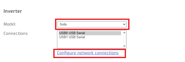 Select wifi configuration