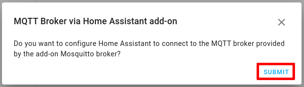 Use Home Assistant MQTT broker