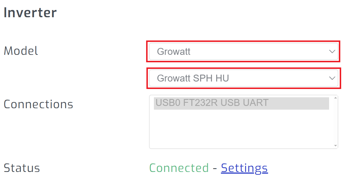 Select Deye inverter
