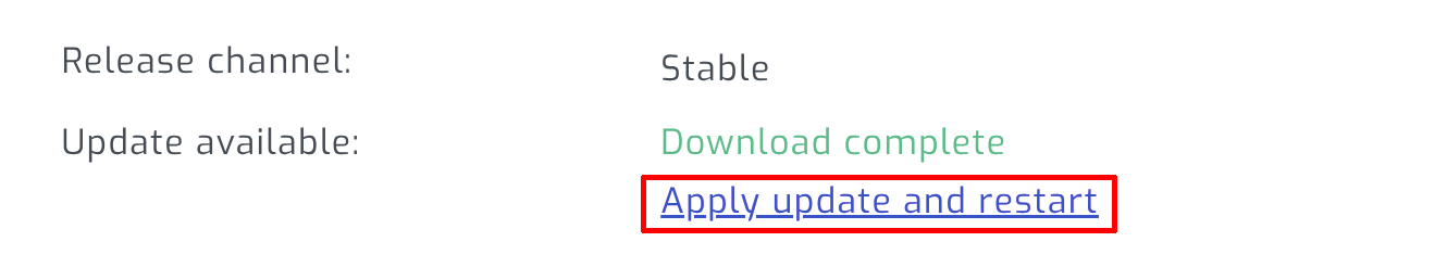 Apply SolarAssistant update