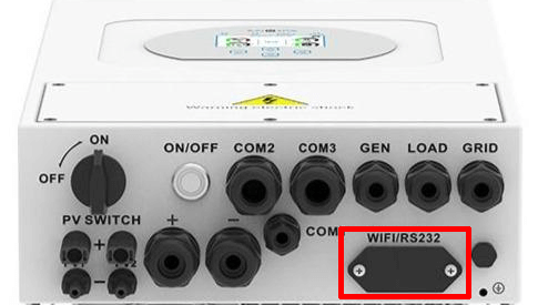 SunSynk WiFi RS232 port